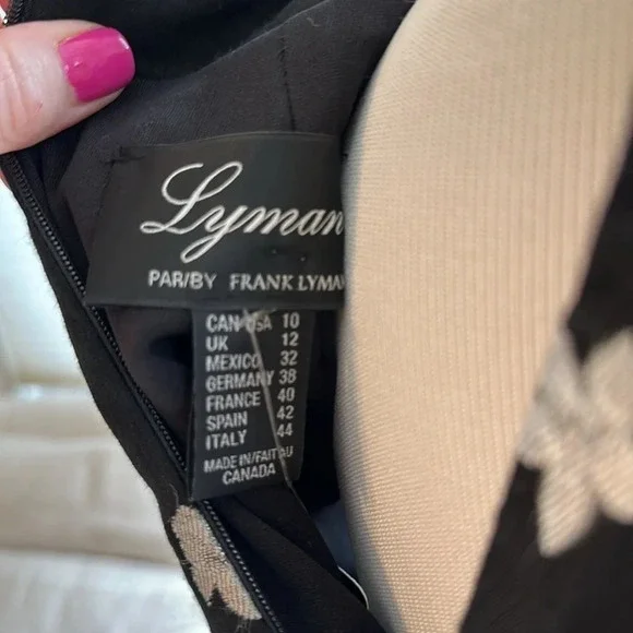 Gorgeous NWT Frank Lyman Cap Sleeve Dress, Size 10 - Picture 9 of 11